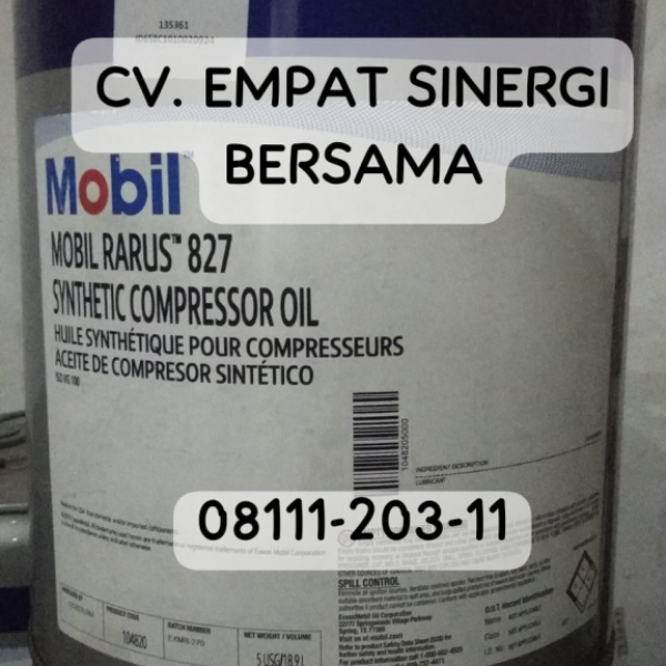 Mobil Rarus 827 iso VG 100 Synthetic Compressor Oil