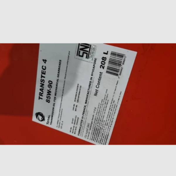 Total Transtec 4 85W-90 GL-4 Gear Transmission Oil