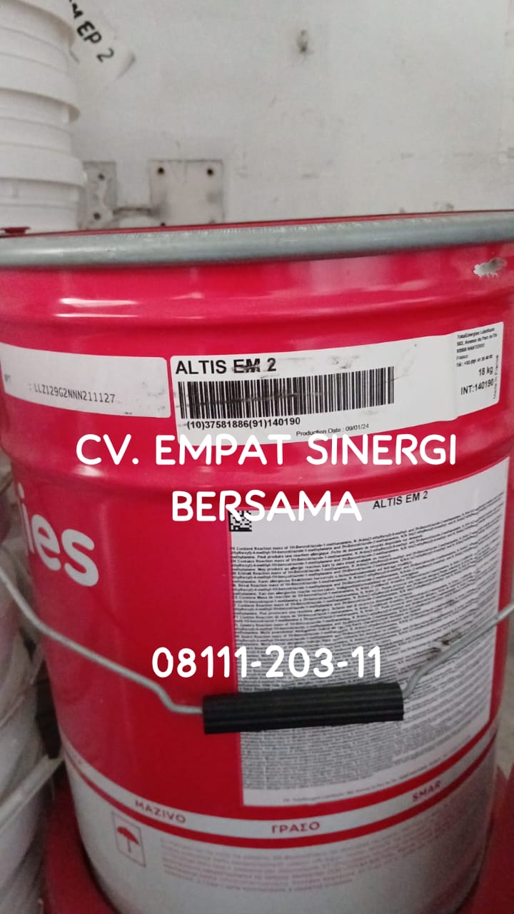 Total Altis EM 2 Grease Polyurea High Temperature, Pail 18 Kg/Pail