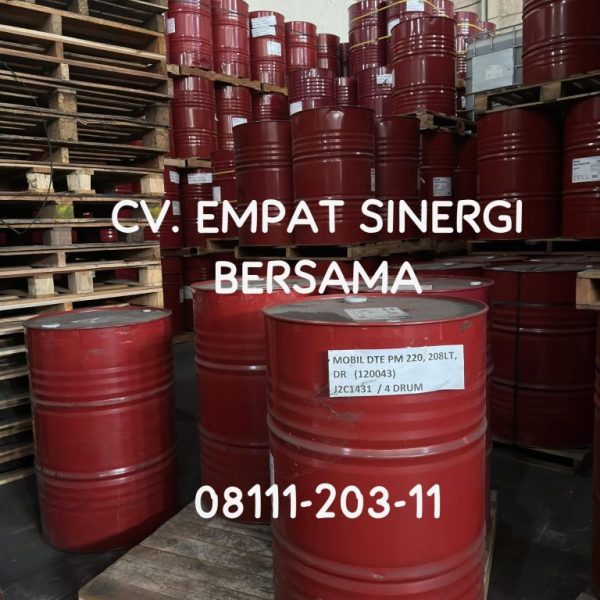 Mobil DTE PM 220, Paper Machine Oil, Drum 208 Lt