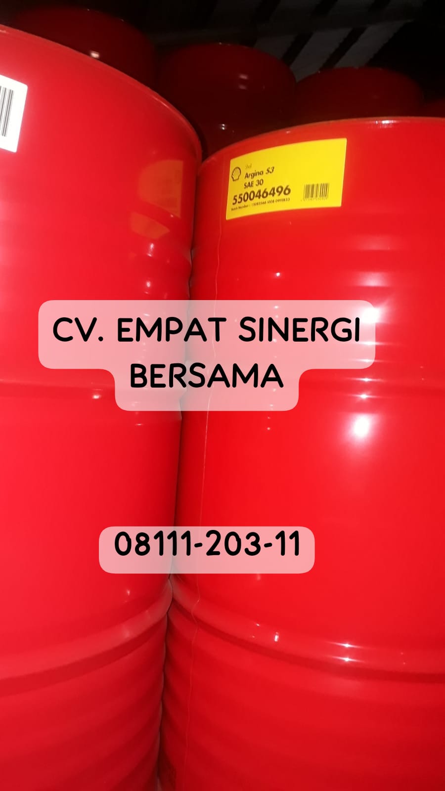 Shell Argina S3 30 sae 30, Drum/209 Lt - Gambar 2