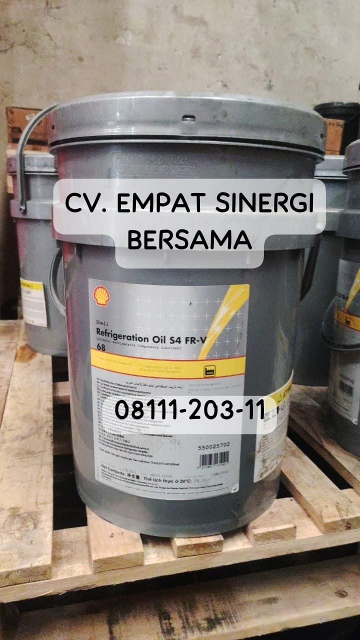 Shell Refrigeration Oil S4 FR-V 68, Pail/20 Lt