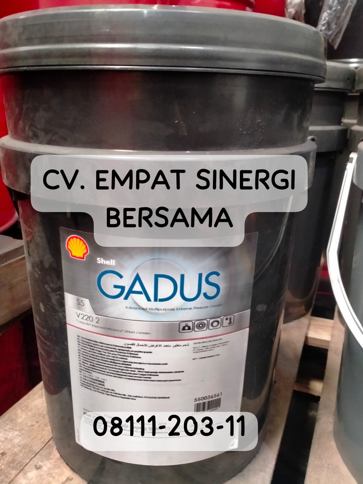 Shell Gadus S5 V220 2, Pail/18 Kg