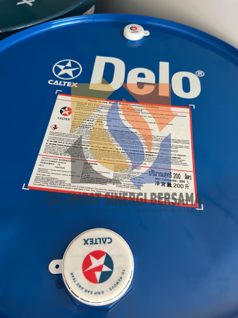 Caltex Delo XLI Corrosion Inhibitor Premixed Coolant - Drum (200 Lt)