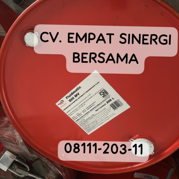 Total Fluidmatic DIII MV ATF Oil Dexron IIIG / IIIH, Drum 208 Lt